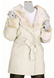 Sirena Leather Fur Coat