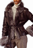 Starmist Leather Fur Jacket