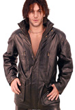 Black Leather Coat