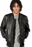 Black Leather Mens Jacket