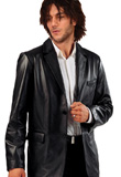 Black Leather Coat