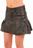 Short Leather Skirt