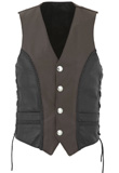Classic Style Leather Vest 