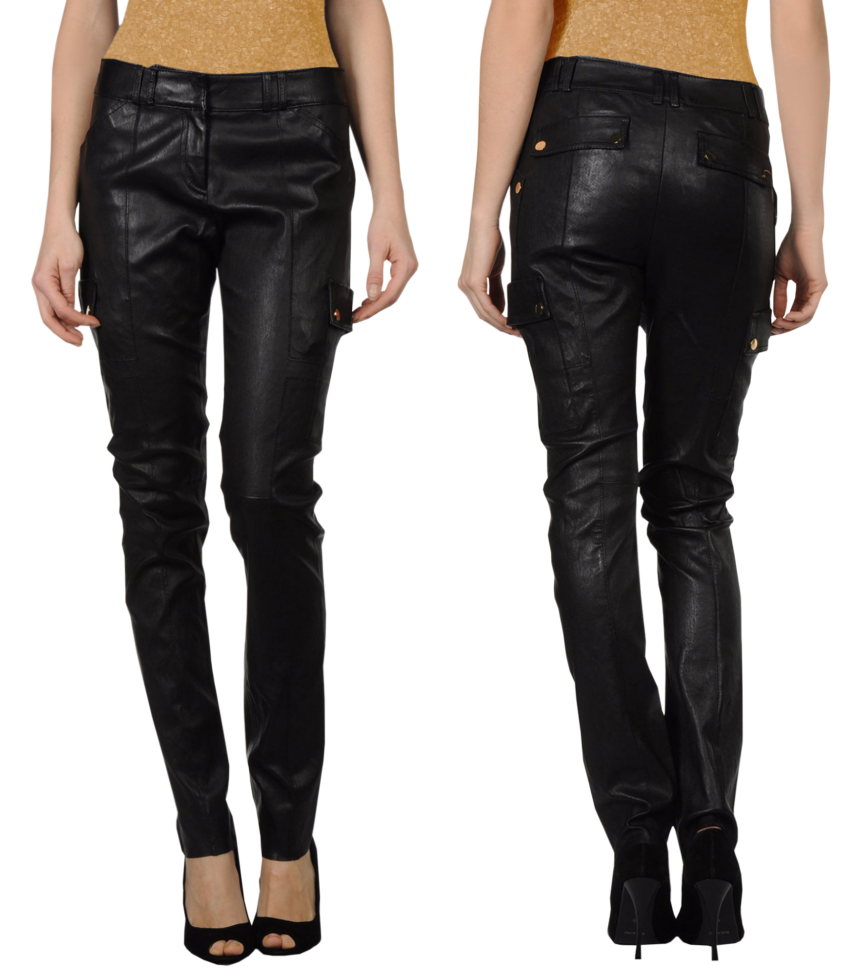 Exotic Slim Fit Leather Pants Womens Leather Pants picture